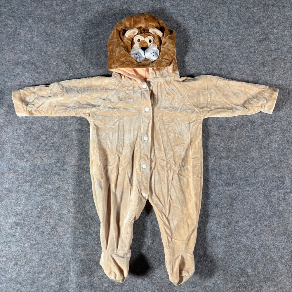 Baby Toddler Lion Costume Hooded Pajamas Romper Footie Sleepwear‎